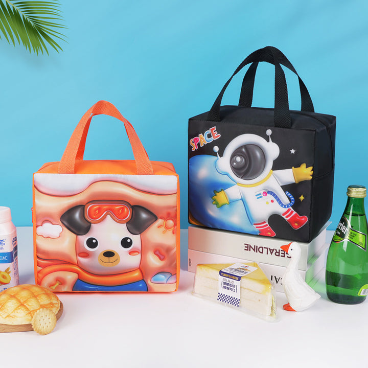 Cartoon-Themed Insulated Lunch Bag Stornfield