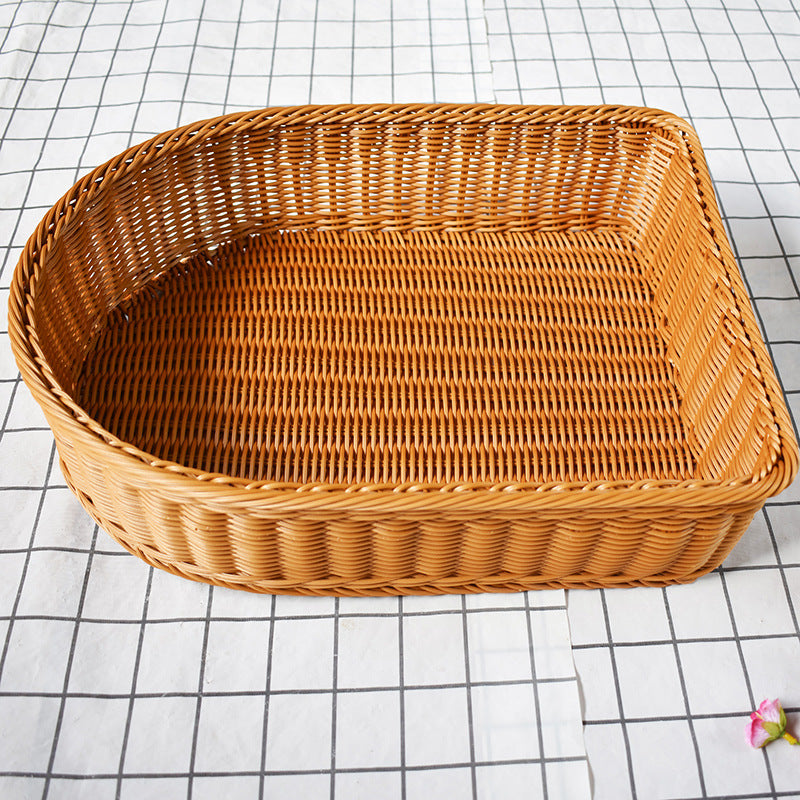 Handwoven Oval Storage Basket Stornfield