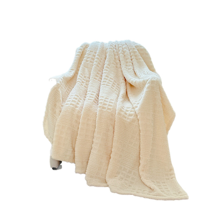 Plush Textured Throw Blanket Stornfield