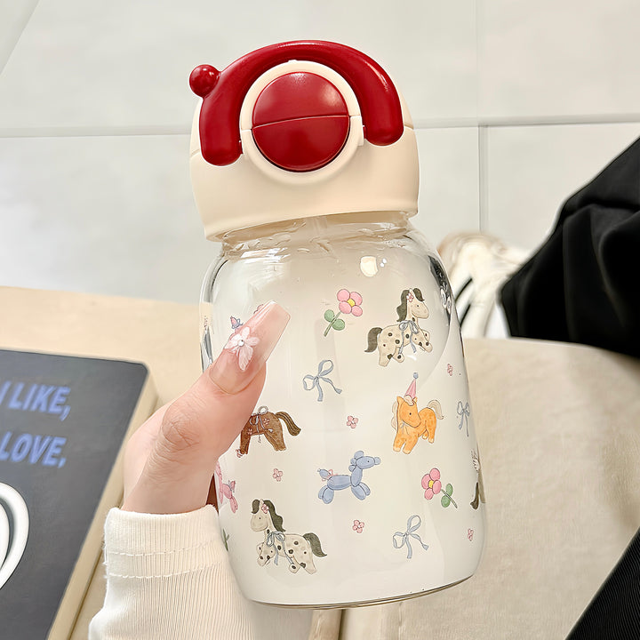 Women's funny drinking bottle with cute animal motif Stornfield