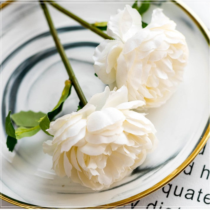 Elegant Decorative Faux Flower Stem