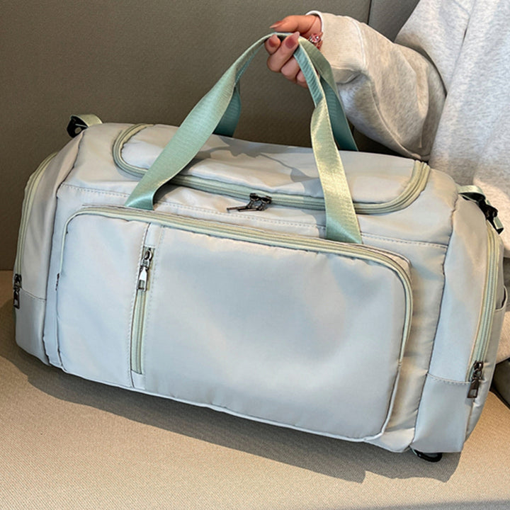 Travel bag with versatile storage and robust zippers Stornfield