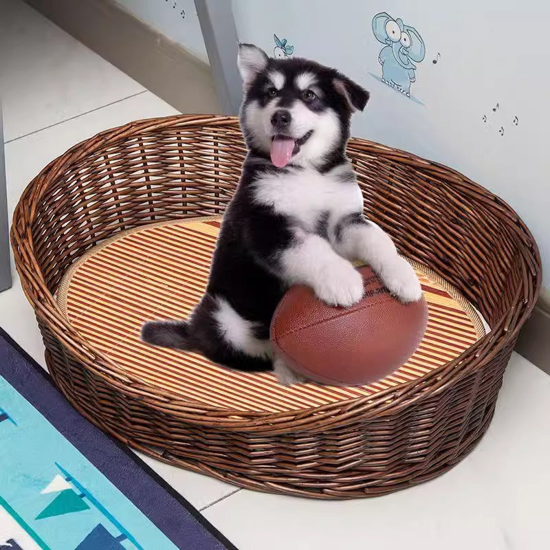 Women's basket for pets with comfortable sleeping area Stornfield