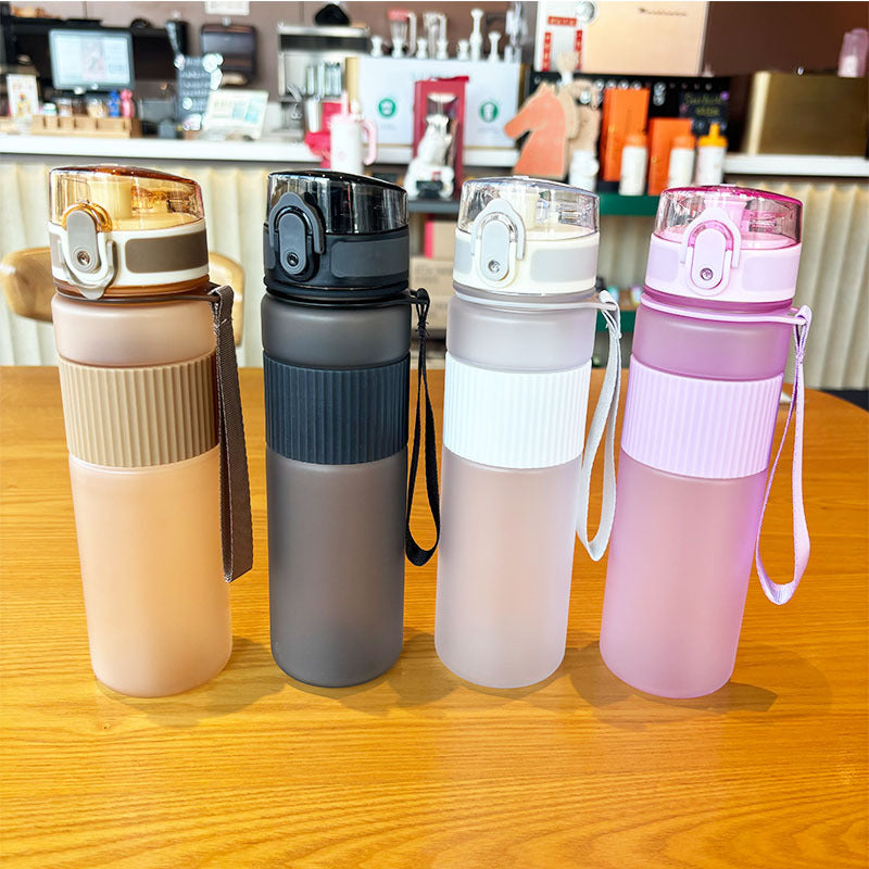 Ladies practical and leak-proof drinking bottle with integrated carrying strap Stornfield
