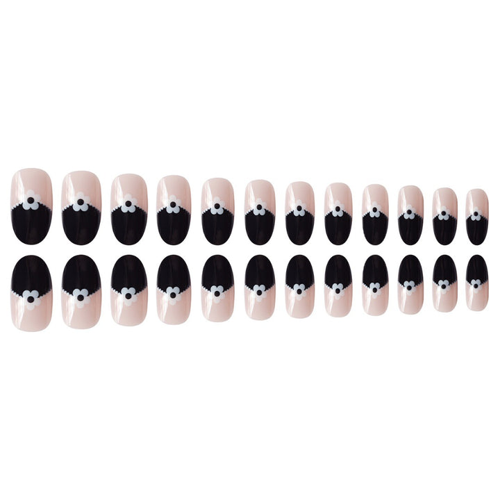 Artistic Floral Tip Press-On Nails Stornfield