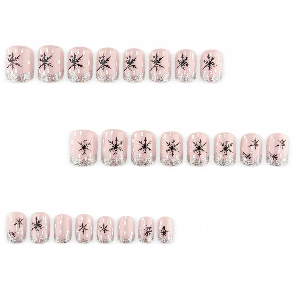 Decorative artificial nails in winter design Stornfield