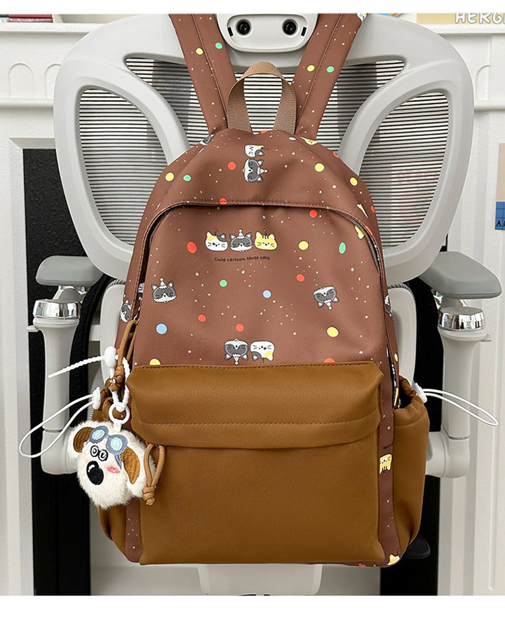 Backpack with Cute Cartoon Design and Practical Compartments Stornfield