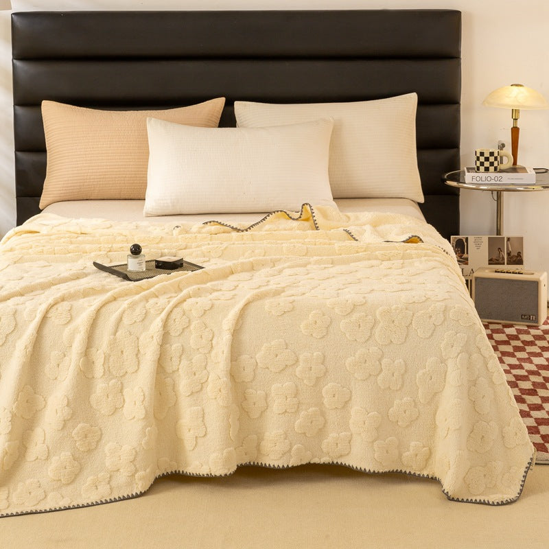 Ladies Cozy and Soft Blanket with Floral Pattern Stornfield