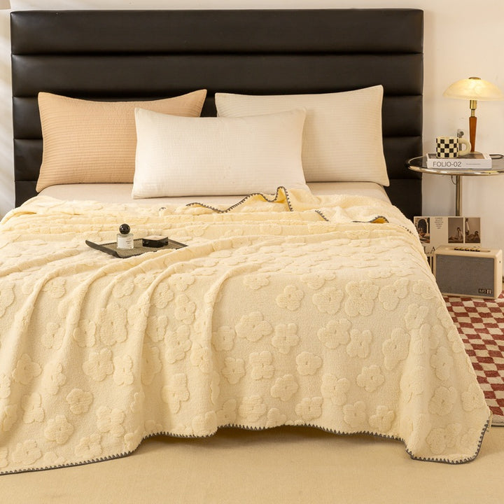 Ladies Cozy and Soft Blanket with Floral Pattern Stornfield