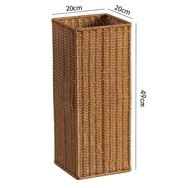 Hexagonal Decorative Wicker Storage Container Stornfield