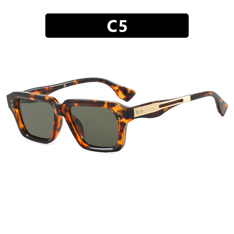 Women's stylish square sunglasses with luxurious tortoiseshell pattern and durable frame Stornfield