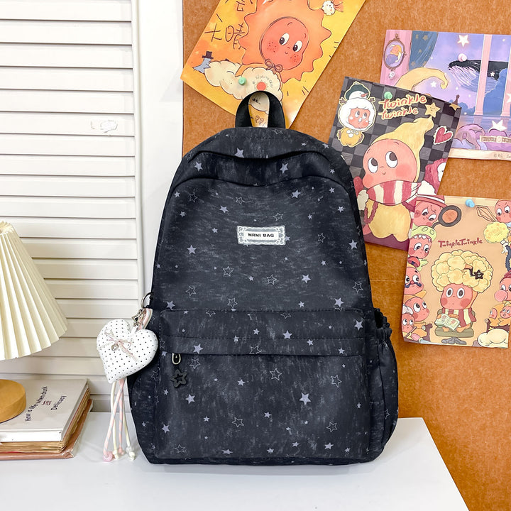 Star-Patterned Casual Backpack Stornfield