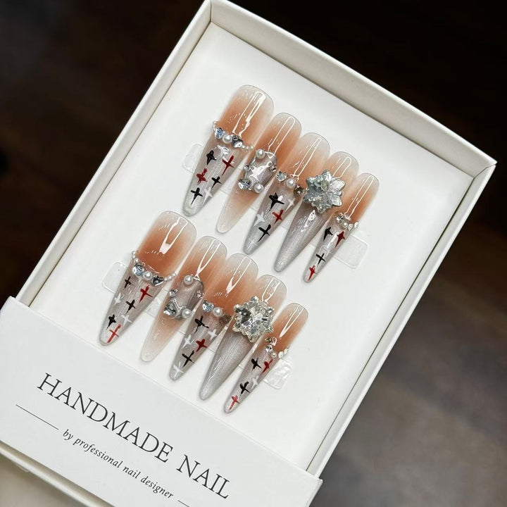 Decorative Gel Nail Tips