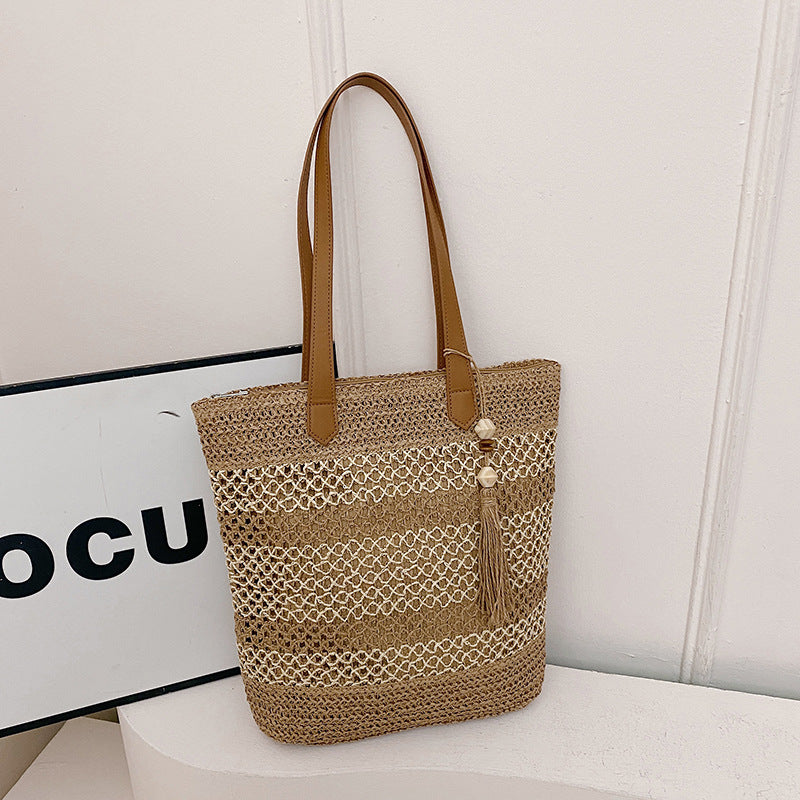 Eco-Friendly Straw Tote Bag