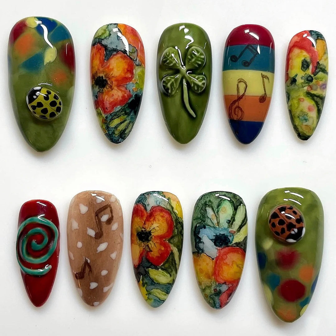 Artistic Nail Art Sticker Set