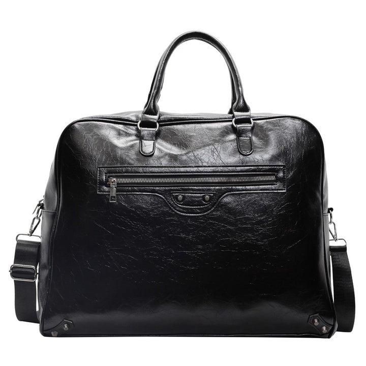 Luxurious Vintage-Inspired Leather Duffel Bag Stornfield