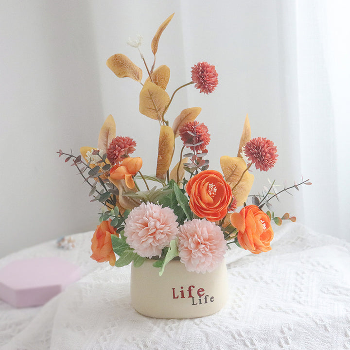 Elegant Faux Floral Centerpiece