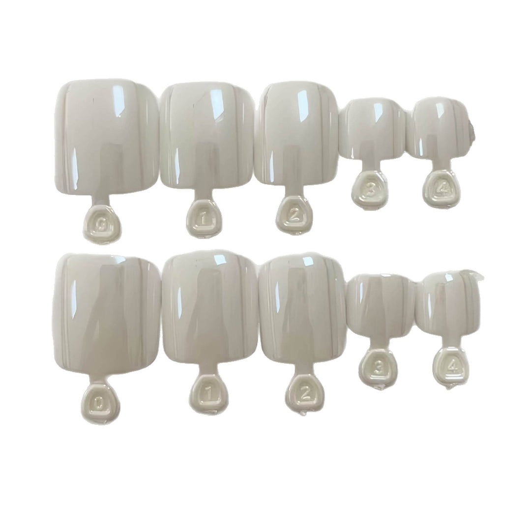 Premium Glossy Rectangle Press-On Nail Set Stornfield