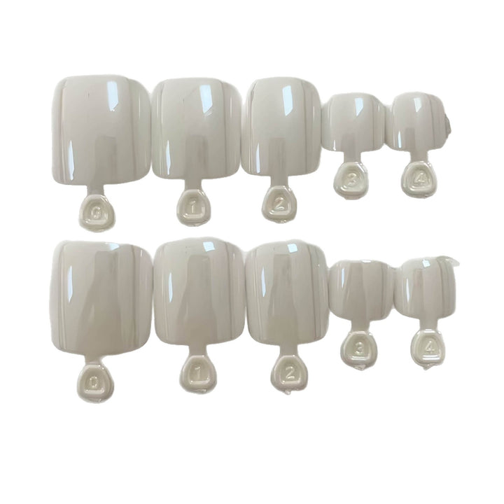Premium Glossy Rectangle Press-On Nail Set Stornfield