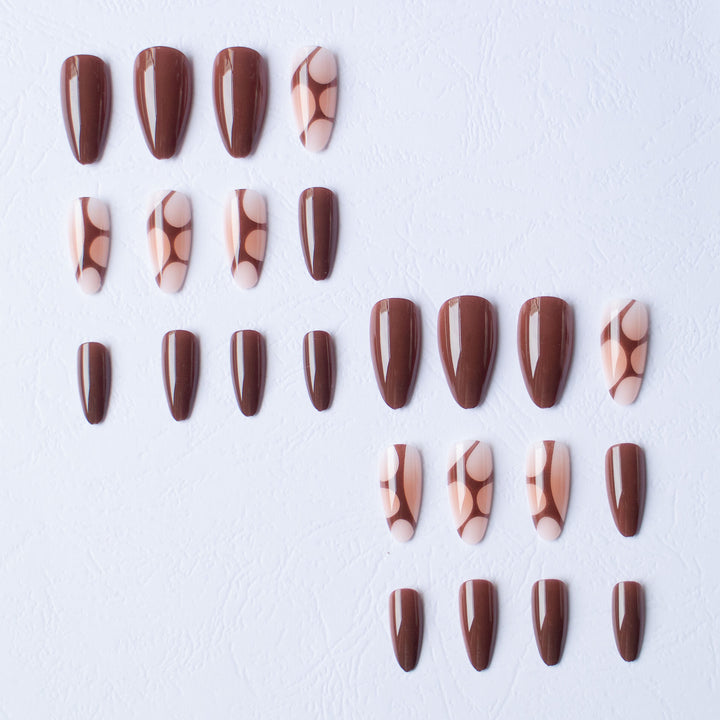Artistic Almond-Shaped Nail Art Kit