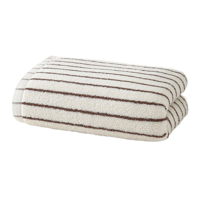 Women's Cotton Bath Towel with Striped Pattern Stornfield