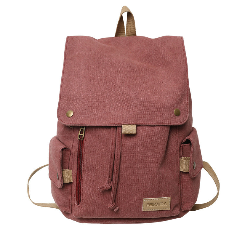 Rugged Canvas Hiking School Backpack Stornfield