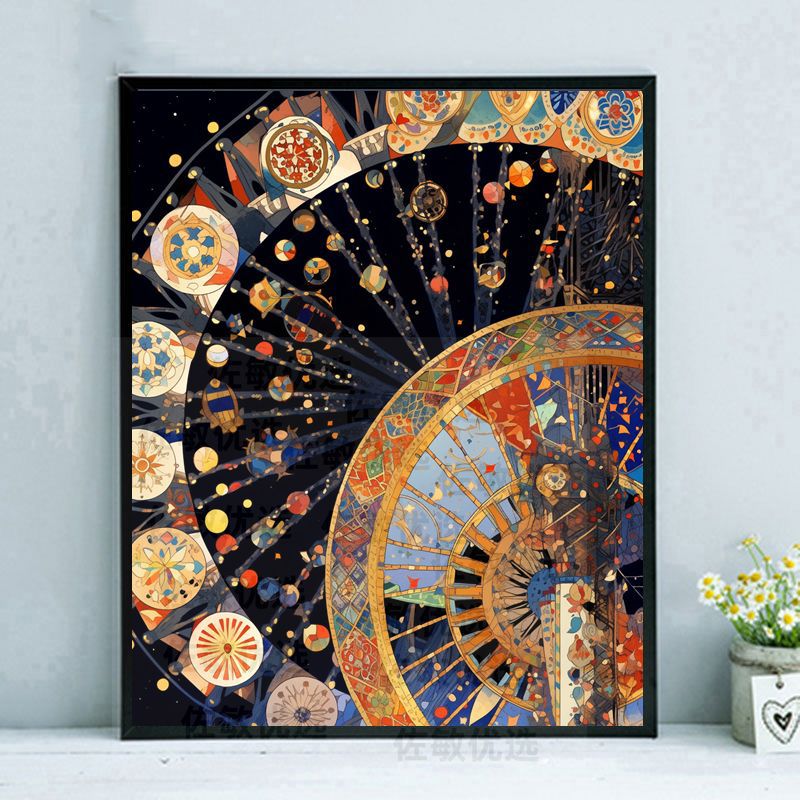 Artistic Astronomical Themed Canvas Print Stornfield