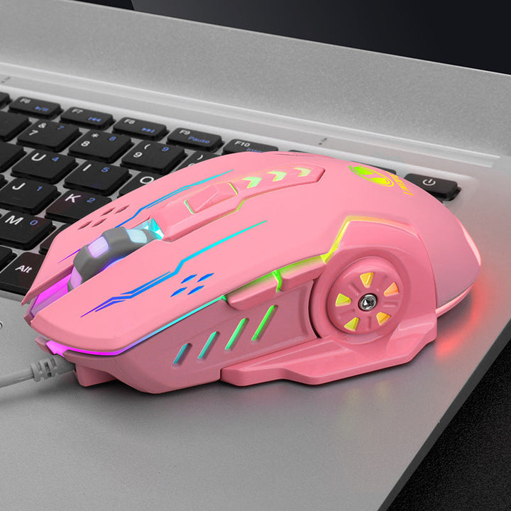 High-Performance Wired Gaming Mouse with RGB Lighting Stornfield