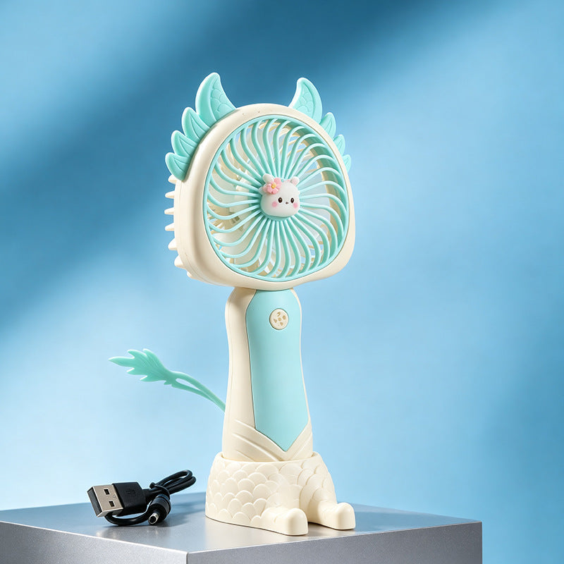 Ladies Portable Mini Handheld Fan with Cat Ears Stornfield