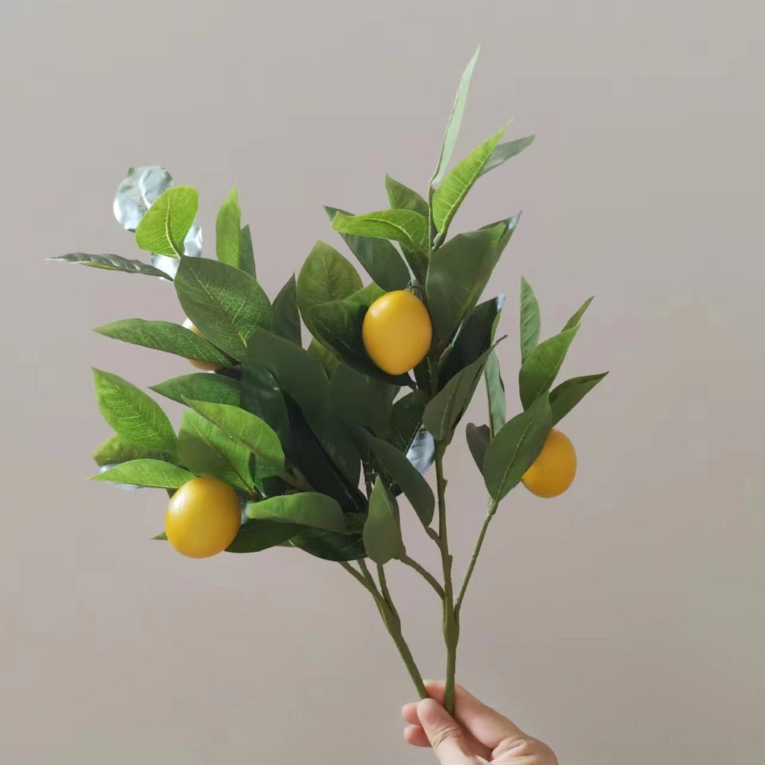 Decorative Lemon Leaf Stem