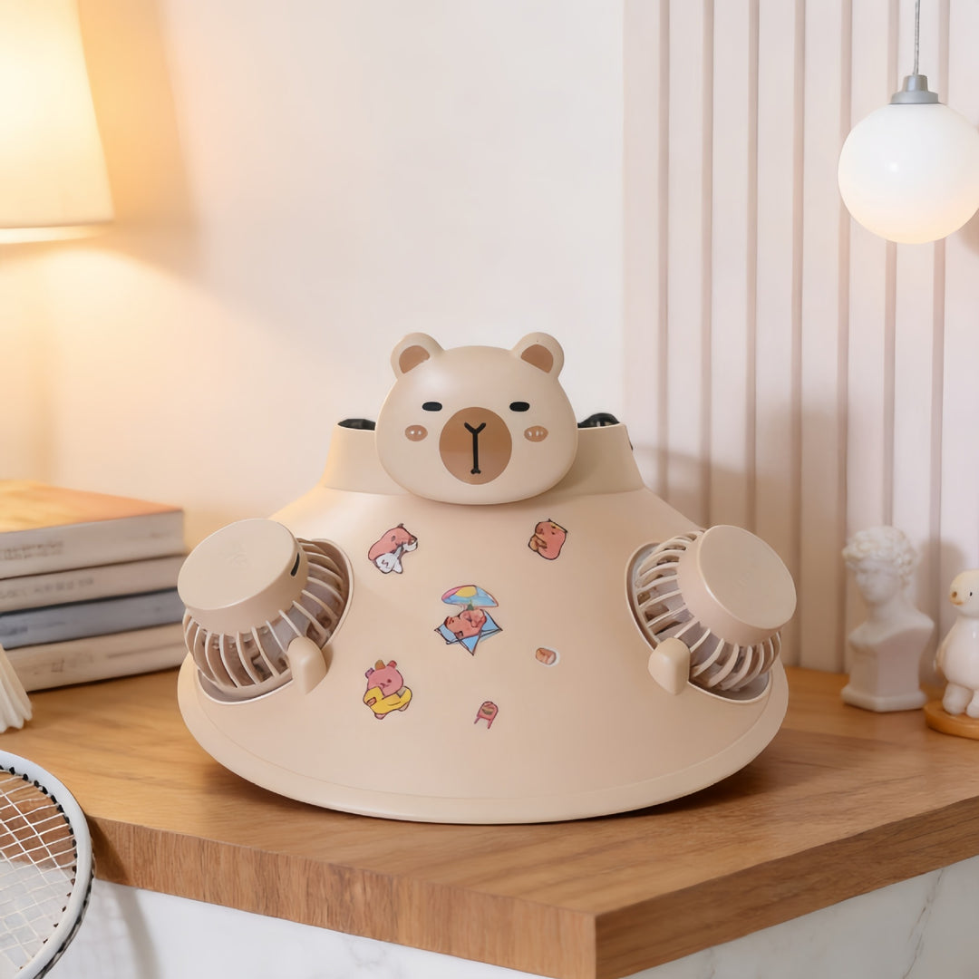 Ladies creative table fan with multifunctional design Stornfield