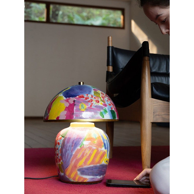 Artistic Ceramic Table Lamp