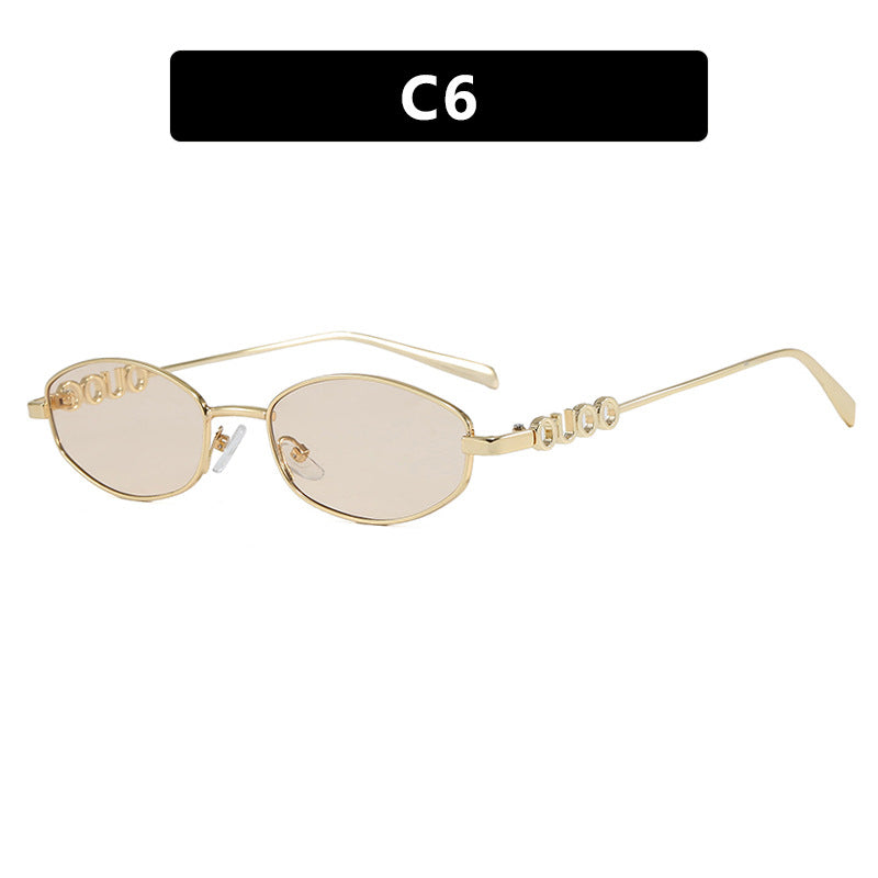 Women’s fashionable sunglasses with elegant stainless steel frame and UV protection Stornfield