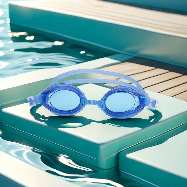 Swim goggles with scratch-resistant lenses and adjustable headstrap Stornfield