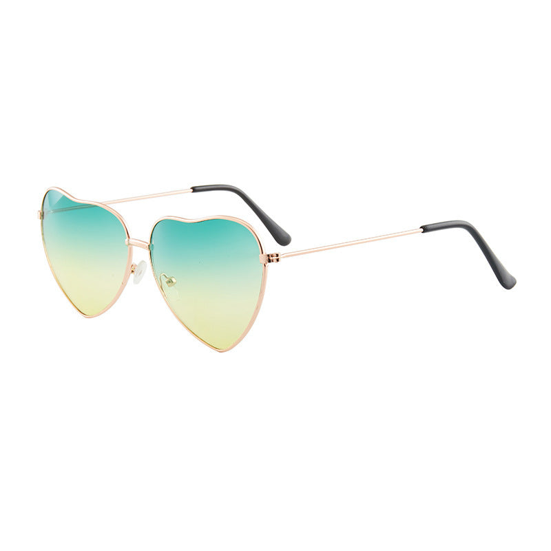 Ladies Heart-Shaped Sunglasses with UV Protection and Elegant Frame Stornfield