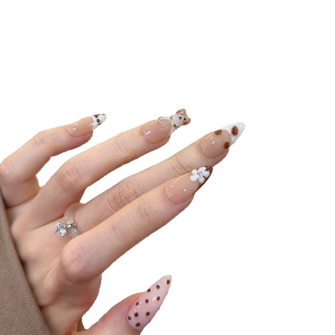 Whimsical Themed Press-On Nail Art Set Stornfield