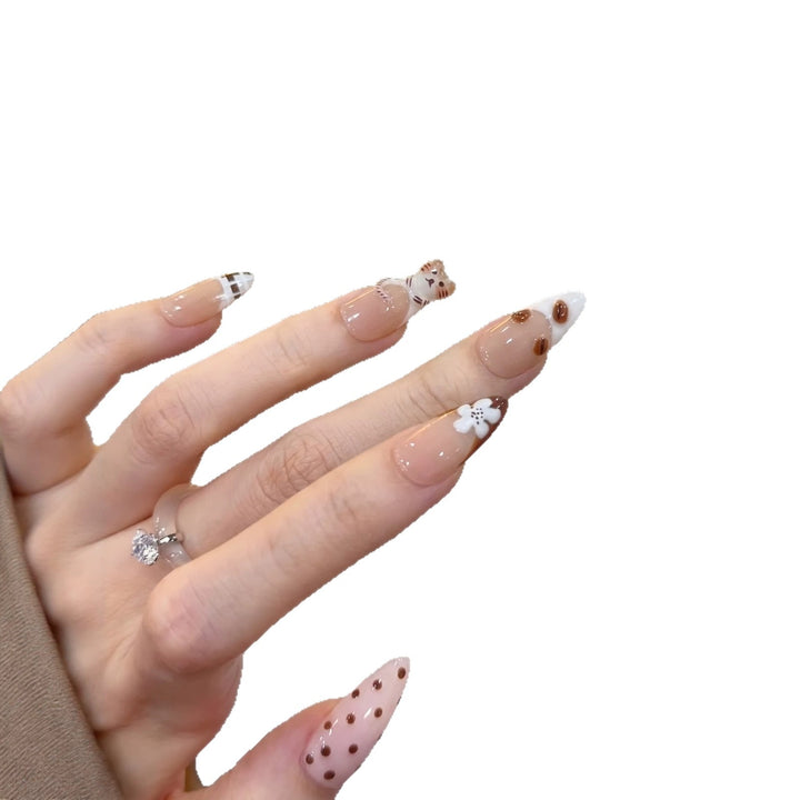 Whimsical Themed Press-On Nail Art Set Stornfield
