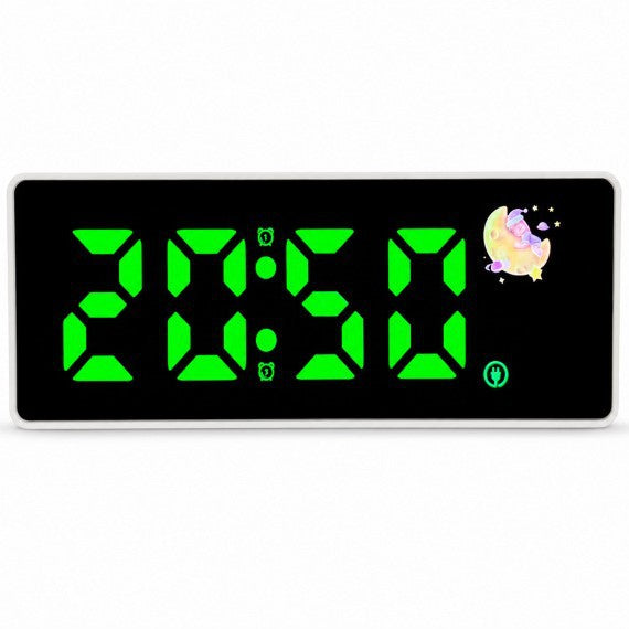 Digital Night Light Alarm Clock with Large LED Display Stornfield