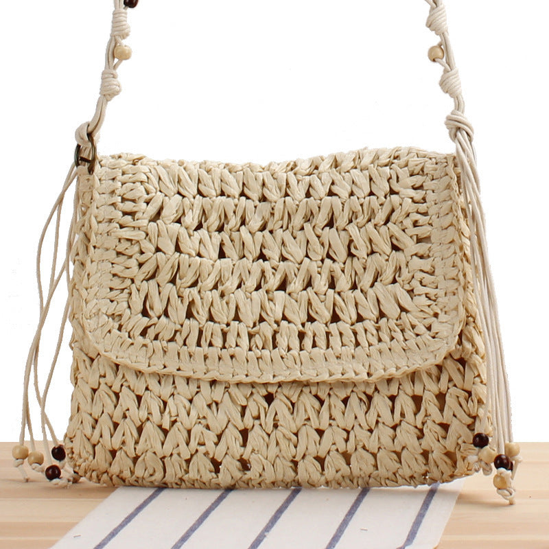 Handbag made of high-quality woven natural material Stornfield