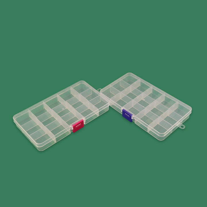 Multi-Section Transparent Craft Organizer Stornfield