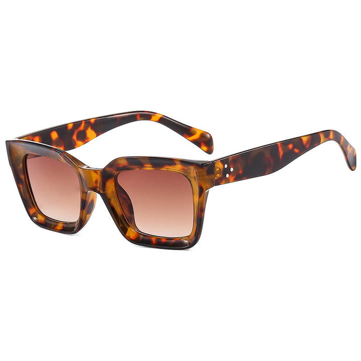 Women's fashionable square sunglasses with narrow frame Stornfield