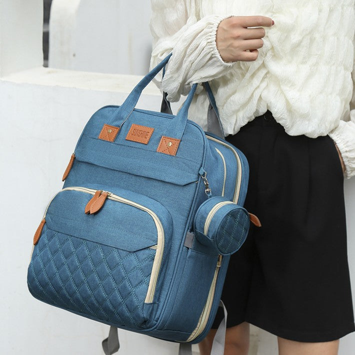Quilted Multi-Functional Travel Backpack Stornfield