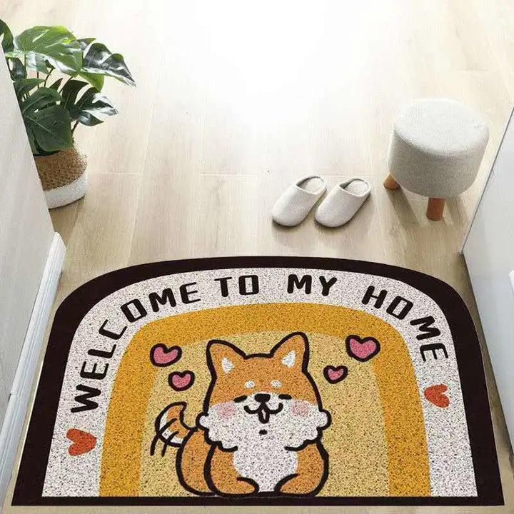 Cute Puppy-Themed Non-Slip Bath Mat