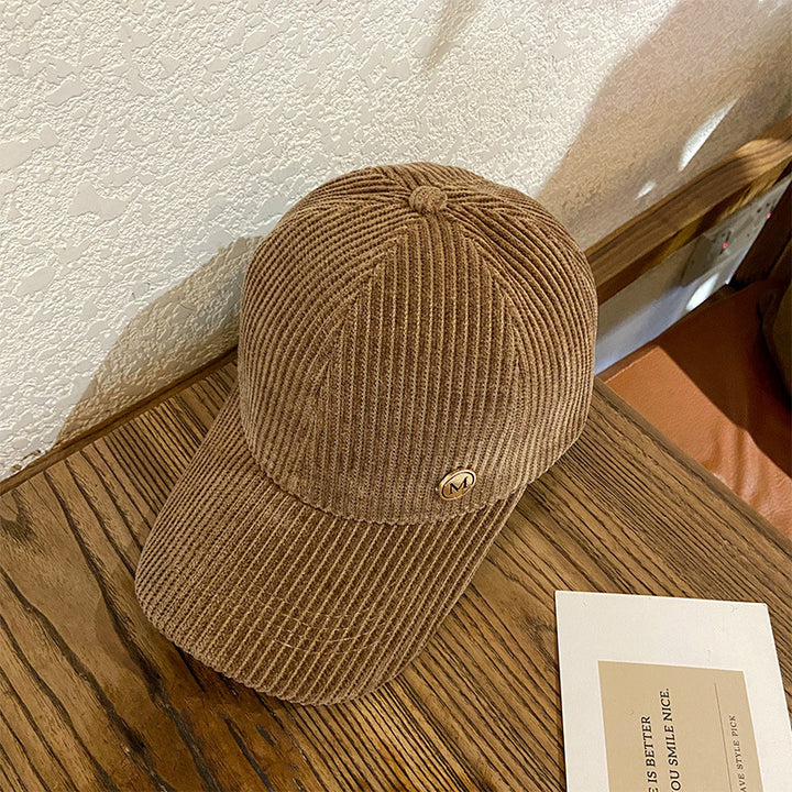 Women's Textured Corduroy Baseball Cap Stornfield