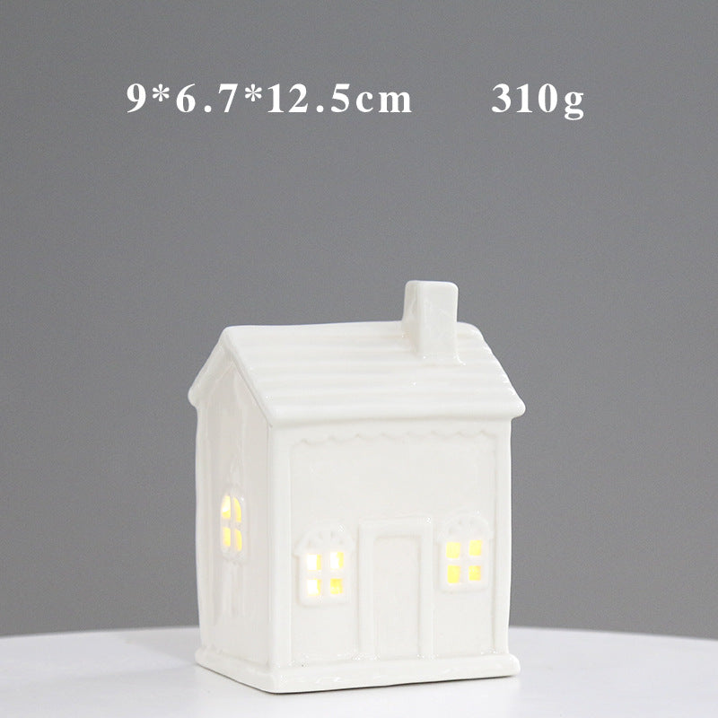 Decorative Ceramic House Lantern Stornfeild 1790310210