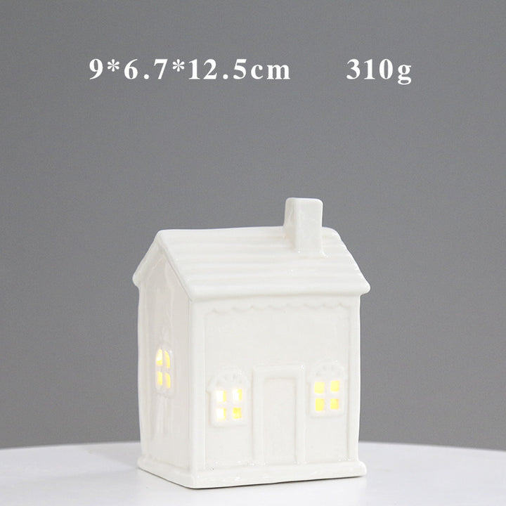 Decorative Ceramic House Lantern Stornfeild 1790310210