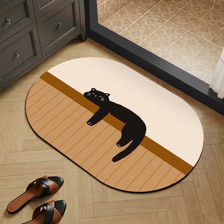 Artistic Abstract Themed Area Rug