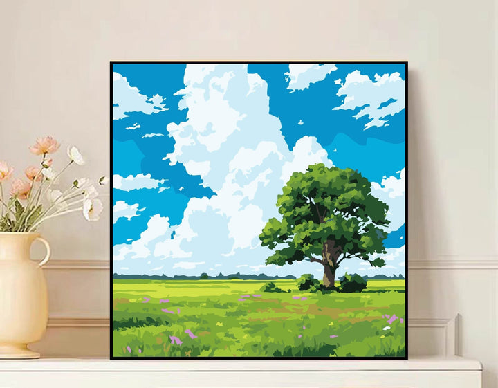 Scenic Mountain Landscape Canvas Art Stornfield