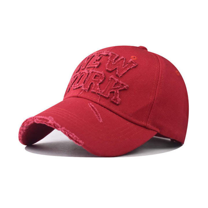 Women's Distressed Embroidered Baseball Cap Stornfield