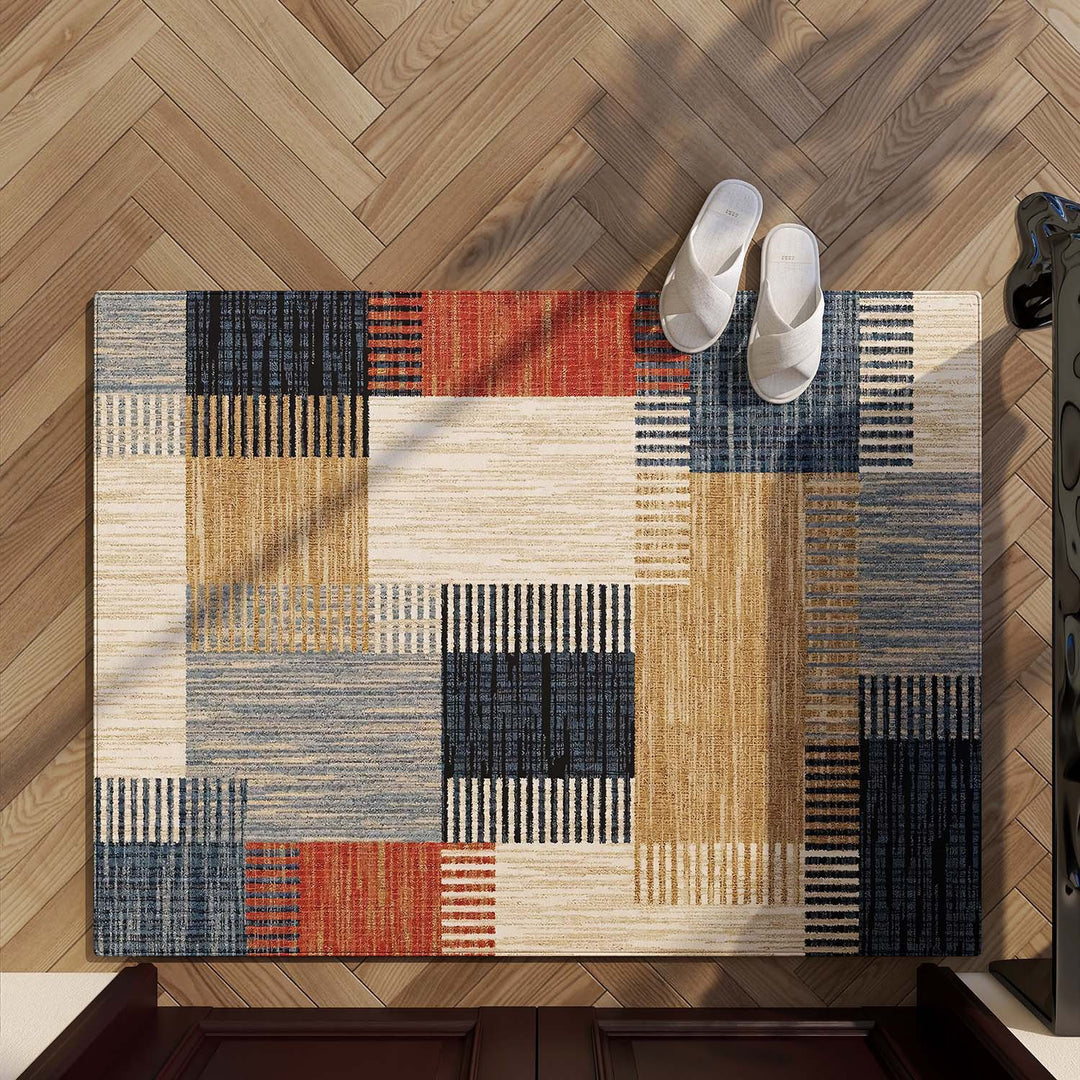Abstract Patterned Area Rug